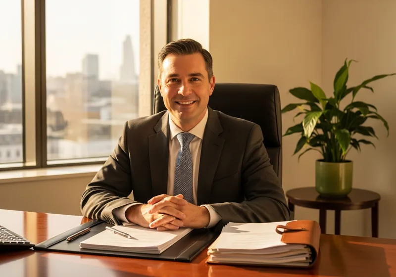 Probate specialist seated at a desk in an office